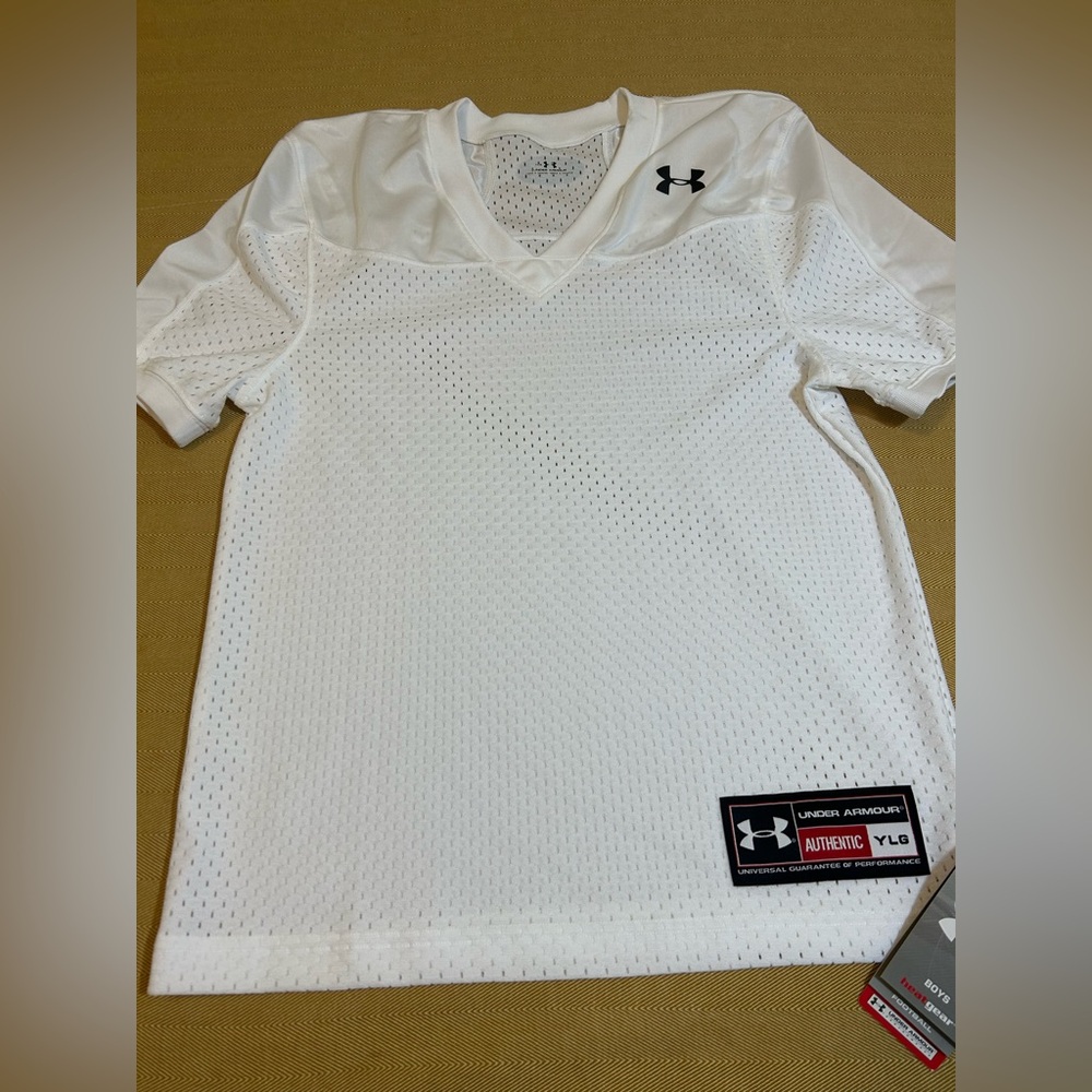 Under Armour Men's White Mesh Jersey